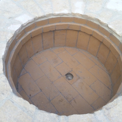 inside of firepit
